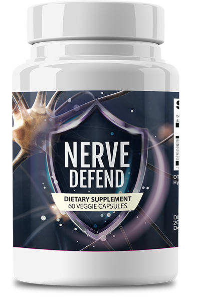 Bottle of NerveDefend supplement