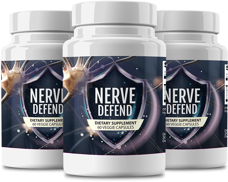 Three bottles of NerveDefend - 90 day supply
